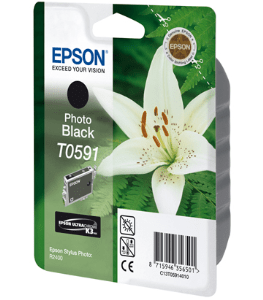 Epson T0591 Lily Photo black genuine ink *end of life*     