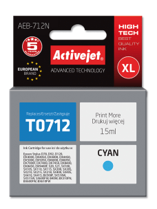 ActiveJet AEi-T0712 XL Cyan generic ink      