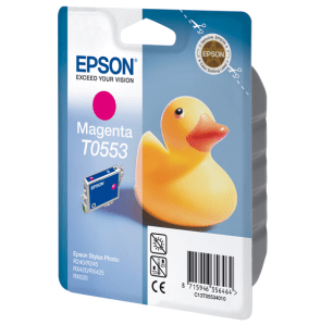 Epson T0553 Duck Magenta genuine ink *end of life*  290 pages  