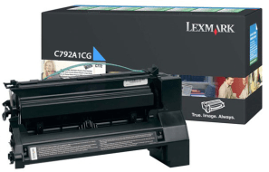 Lexmark C792 Cyan genuine toner   6000 pages  