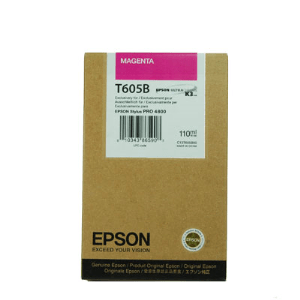 Epson T605B Magenta genuine ink      