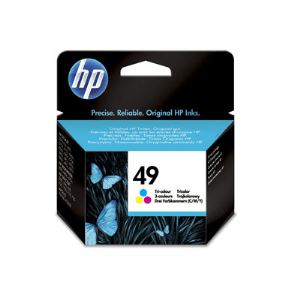 HP 49 Tri-colour genuine ink   310 pages  