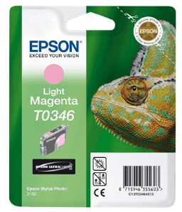 Epson T0346 Light magenta genuine ink Chameleon  440 pages  