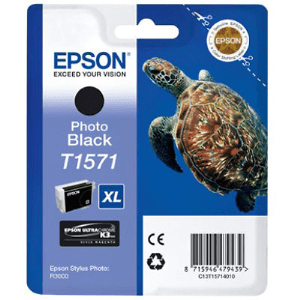Epson T1571 Photo black genuine ink Turtle     