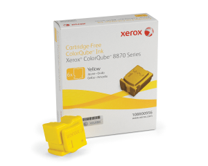 Xerox 108R956 Yellow ColorQube™ solid ink 6 Pack 6 x 2883 pages   genuine