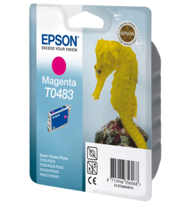 Epson T0483 Magenta genuine ink Seahorse  430 pages  