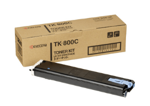 Kyocera Mita TK-800C Cyan genuine toner   10000 pages  