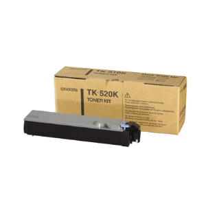 Kyocera Mita TK-520K Black genuine toner   6000 pages  