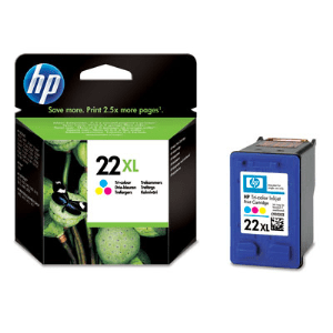 HP 22XL Tri-colour genuine ink   415 pages  