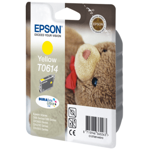 Epson T0614 Yellow genuine ink Teddybear  290 pages  