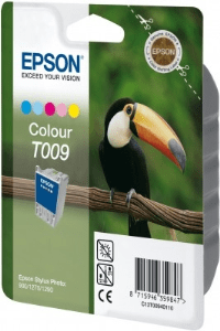 Epson T009 Cyan, Magenta, Yellow, light cyan & light magenta genuine ink Toucan  330 pages  