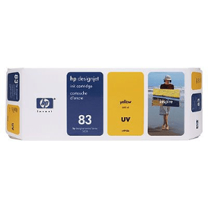 HP 83 UV Yellow genuine ink      
