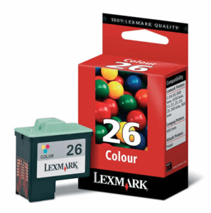 Lexmark 26 3-colour genuine ink   290 pages  