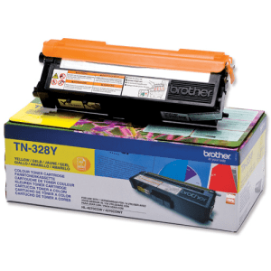 Brother TN328Y Yellow genuine toner   6000 pages  