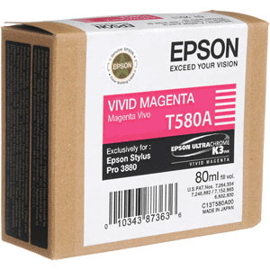 Epson T580A Vivid magenta genuine ink      