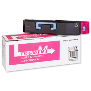 Kyocera Mita TK-880M Magenta genuine toner   18000 pages  