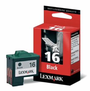 Lexmark 16 Black genuine ink   335 pages  