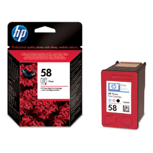 HP 58 Tri-colour Photo genuine ink   130 photos*  