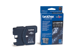 Brother LC1100HYBk Black genuine ink   900 pages  