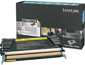 Lexmark C736 Yellow genuine toner   10000 pages  