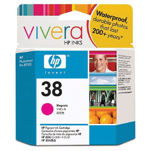 HP 38 Magenta genuine ink      