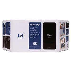 HP 80XL Black genuine ink      