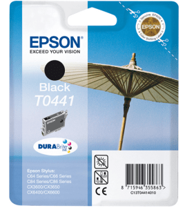 Epson T0441 Black genuine ink Parasol  600 pages  