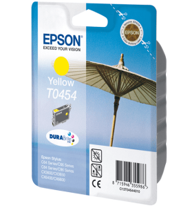 Epson T0454 Yellow genuine ink Parasol  250 pages  