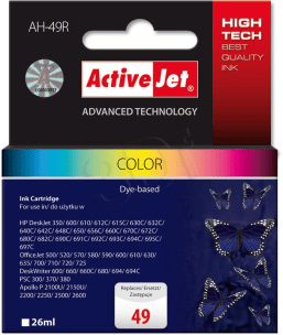 ActiveJet AH-49Cr 3-Colour recycled ink      
