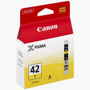 Canon CLI-42Y Yellow genuine ink   284 photos*  