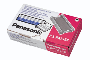 Panasonic KX-FA135X Black thermal roll and Cassette genuine 330 pages 1 roll