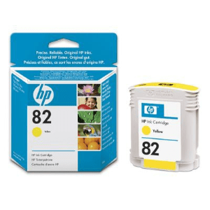 HP 82XL Yellow genuine ink      