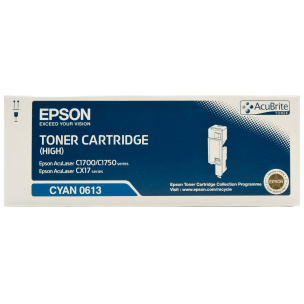 Epson 0613 Cyan genuine toner   1400 pages  
