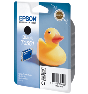 Epson T0551 Duck Black genuine ink *end of life*  290 pages  