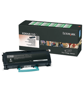Lexmark X264 Black  toner 3500 pages genuine 