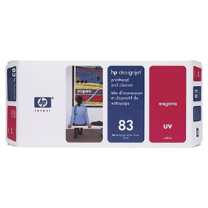 HP 83 UV Magenta genuine printhead/ cleaner     