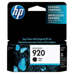 HP 920 Black genuine ink *sold out*.  420 pages  