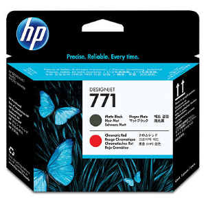 HP 771 Matte black & Chromatic Red genuine printhead     