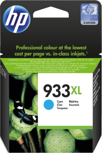 HP 933XL Cyan genuine ink   825 pages  