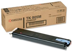 Kyocera Mita TK-805M Magenta genuine toner   10000 pages  