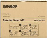 Develop 103 Black  toner 6000 pages genuine 