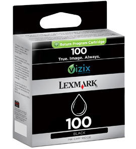 Lexmark 100 Black genuine ink   170 pages  