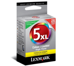 Lexmark 5XL 3-colour genuine ink   380 pages  
