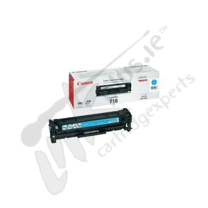 Canon 718 C Cyan genuine toner   2900 pages  