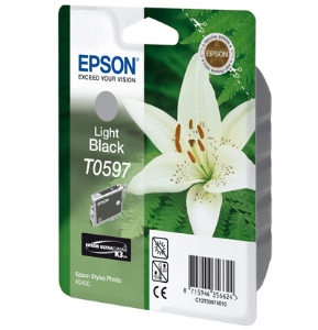 Epson T0597 Lily Light black genuine ink *end of life*     
