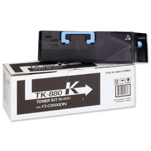 Kyocera Mita TK-880K Black genuine toner   25000 pages  