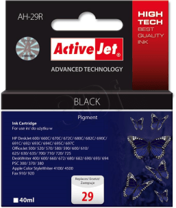 ActiveJet AH-29Bk Black recycled ink      