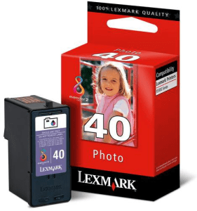 Lexmark 40 3-colour photo genuine ink *end of life*   pages  