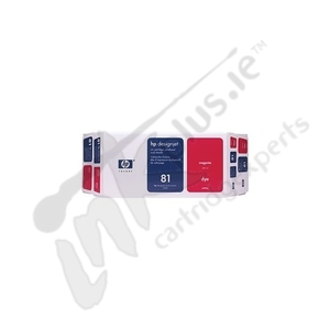 HP 81 Magenta genuine printhead/ cleaner     