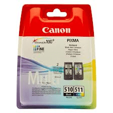 Canon PG-510/ CL-511 Black & 3-colour genuine value-pack     